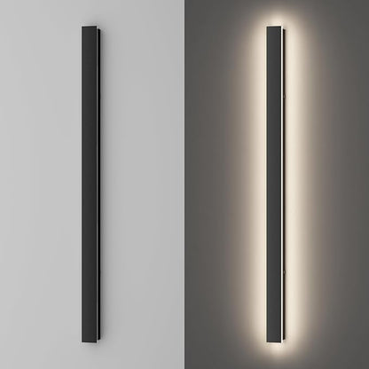 40inch Long Outdoor LED Wall Light 4000K Natural Light 30W Black Porch Light Acrylic Waterproof IP65 Exterior Wall Light Fixture for House Patio Porch Courtyard
