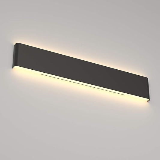 Ralbay 30W Bathroom Light Fixture 32.67 inch Vanity Lights Arm Length Wall Light for Bathroom Dressing Room IP44 Waterproof 3900LM Warm White Light 3000K, Black