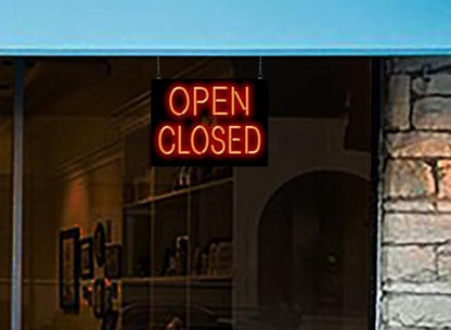 Open-Closed Neon Sign