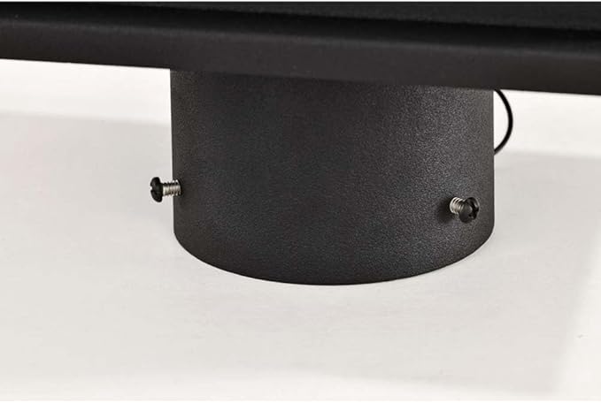 Nuvo 60/7378 Sullivan 1-Light Outdoor Post Lantern, Matte Black