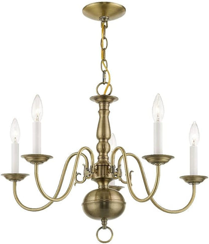 Livex Lighting 5005-07 Williamsburgh Chandelier