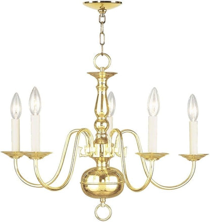 Livex Lighting 5005-01 Williamsburgh Chandelier