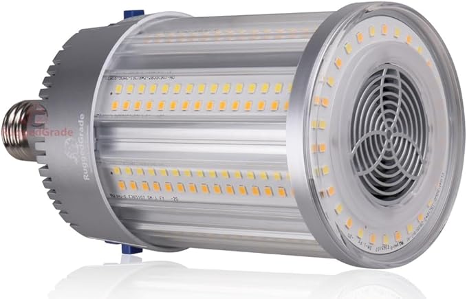 RuggedGrade Aries IV Series 50W LED Corn Light Bulb | 7,250 Lumens | 5000K Bright White | E39 Base | 277-480V Commercial LED Lighting | DLC 5.1 Premium