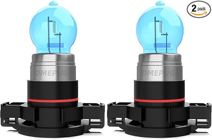 Compatible with 2017 2018 Toyota Corolla Halogen Headlight Bulbs, 5202/H16 Fog Lights,Plug N Play,Super Bright 6000K White,Plug N Play,Pack of 2