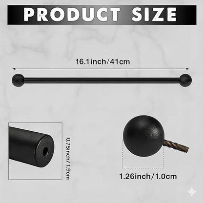 Cross Arm Replacement for Outdoor Lamp Posts, Weather Resistant Light Rod with Hanging Sign Bracket, Decorative Post Accessory (Single Pack)