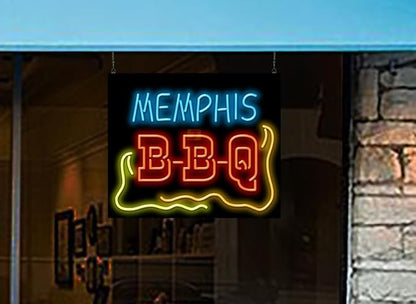 Memphis BBQ Neon Sign