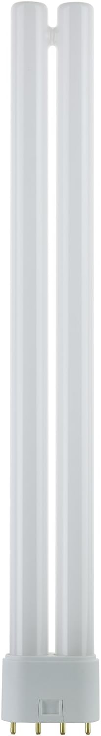 Sunlite FT24DL/830 Plug-in Twin Tube Compact Fluorescent Lamp, FT 4-Pin, 24 Watts, 1800 Lumens, 3000K Warm White, 4-Pin (2G11) Base, 120 Volts, 1 Pack