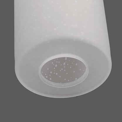 3 Pack Frosted Seeded Glass Shade Replacement, Cylinder Light Fixture Replacement Glass Globe or Glass Cover with 1-5/8-Inch Fitter for Chandelier Wall Sconce Pendant Light, G0104