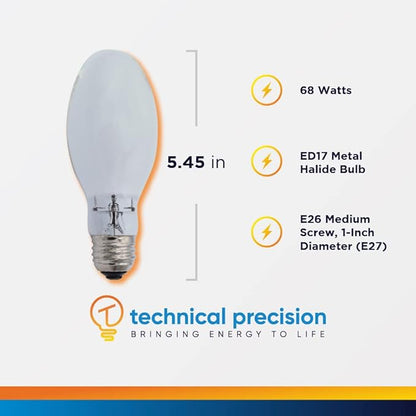 Technical Precision Replacement for MICROSUN Lamps MPDC 68W/C/BD/3K MIC Light Bulb