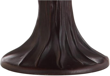 JONATHAN Y JYL8014A 12" Tiffany-Style Hummingbird Table Lamp, Traditional Bronze Accent Lamp with Handcrafted Stained Glass Shade for Bedroom Nightstand, Living Room, Desk, LED Bulb Included