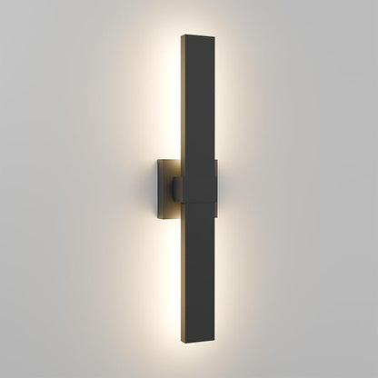 LamQee 23.6 In Aluminum Long Outdoor Wall Lights, 3000K 1303LM LED Waterproof IP65, Modern Exterior Lighting Fixture Linear Outdoor Sconce Wall Mount Outside Lighting for House Porch Patio Garage Door