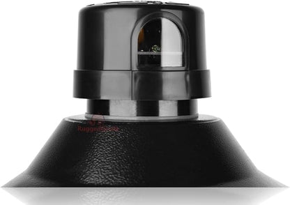 RuggedGrade 120W LED Post Top Light - Morati Series - 14,800 Lumen - Color Selectable 3000K/4000K/5000K - Slip Fit Mount - Photocell & Bypass for Dusk to Dawn Control - Black Housing - DLC 5.1 Premium
