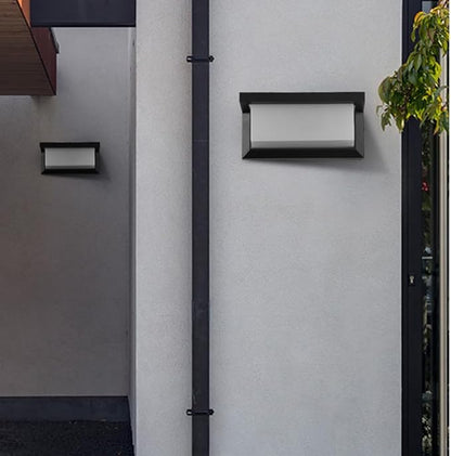 Sytmhoe 5000K Daylight White Exterior Wall Light, 2Packs Modern LED Exterior Light Fixture Wall Mount Ip65 Waterproof, Wall Porch Light for Garage Walkway Hallway Backyard Garden(2packs)