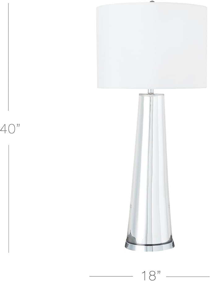 Z Gallerie Century Table Lamp,Silver (Bulbs not Included)