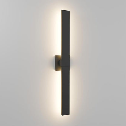 LamQee 31.5 In Aluminum Long Outdoor Wall Lights, 3000K 1223LM LED Waterproof IP65, Modern Exterior Lighting Fixture Linear Outdoor Sconce Wall Mount Outside Lighting for House Porch Patio Garage Door