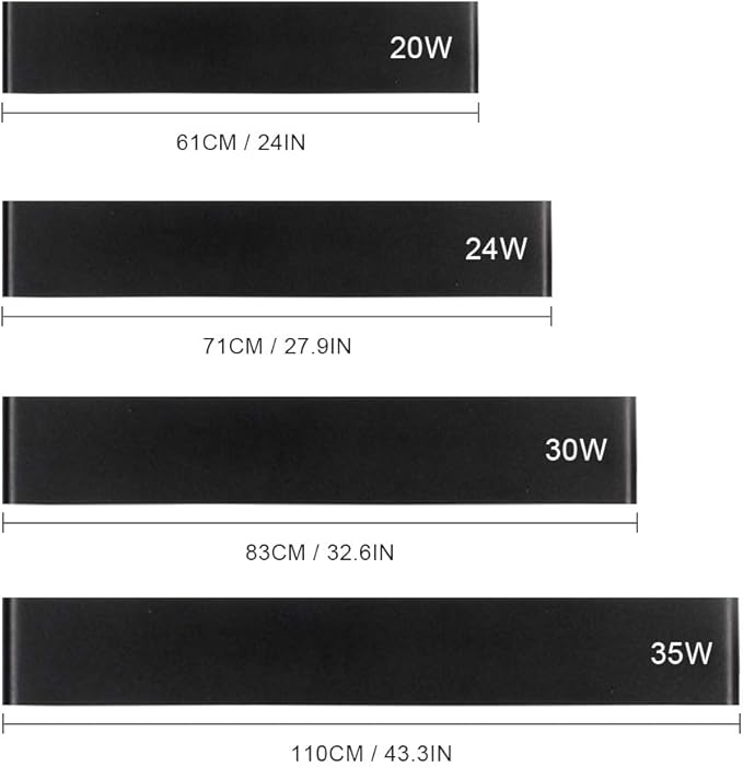Ralbay Modern Black Bathroom Vanity Light 32.6inch Vanity Light for Bathroom 30W Up and Down Indoor Wall Lighting Fixtures Natural White 4000K