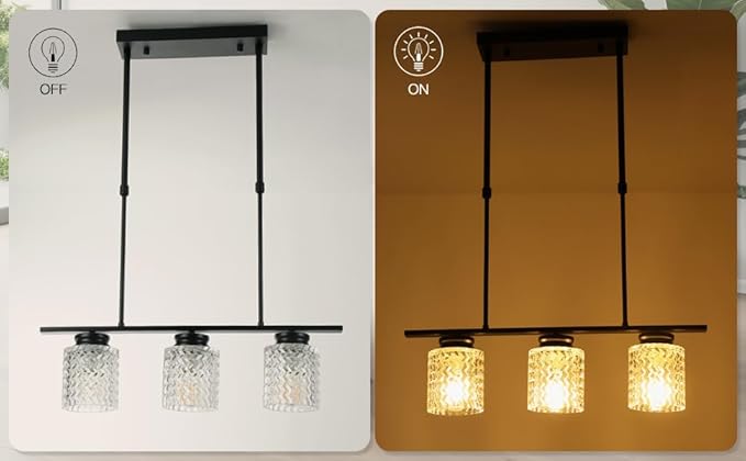 1 Packs Corrugated Clear Glass Lamp Shades with 1-5/8 inch Fitter,Wave Cylinder Glass Shade Covers Replacement Globe for Pendant Light fixtures Vanity Lights Wall Sconces Chandelier