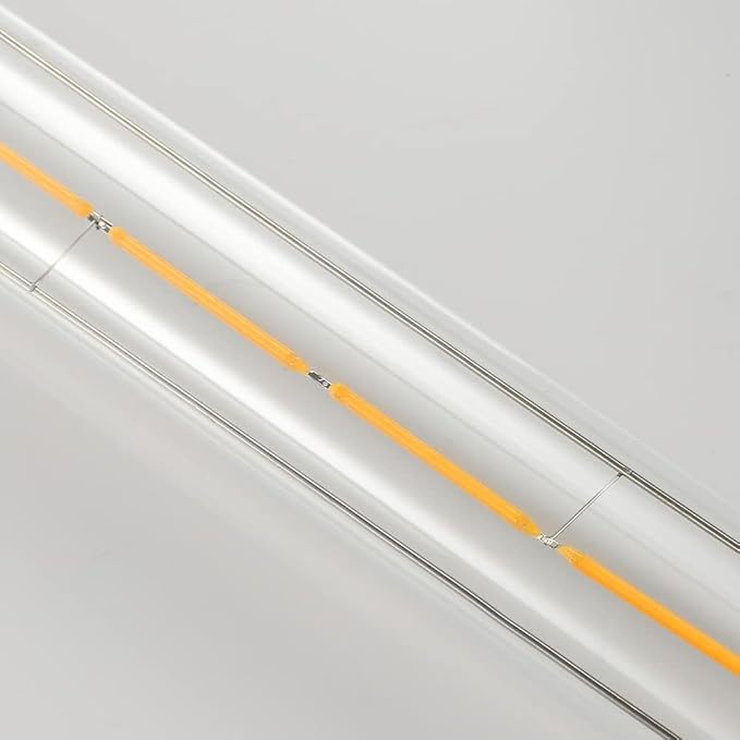 XININSUN T10 Led Bulb,8.9 Inch Long Tubular Led Light Bulbs, 40Watt Equivalent, 400lm, E26 4W led t10 Bulb,LED Filament Light Bulb,Dimmable Long Light Bulbs,Clear Glass,4 Pack. (Soft White-3000K)