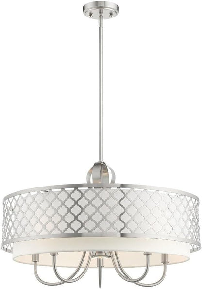 Livex Lighting 41116-92 Pendant Chandelier, English Bronze