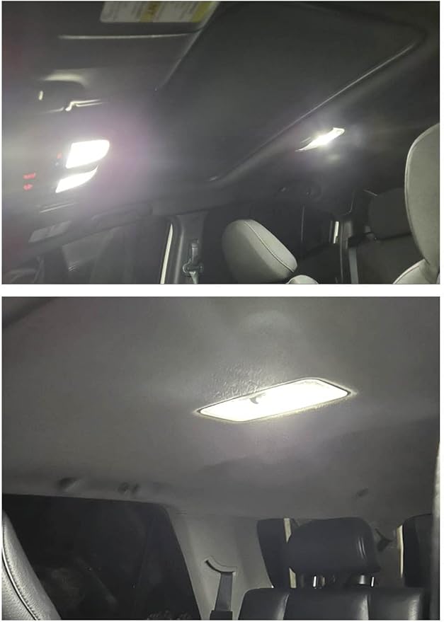578 Festoon LED Bulb Extremely Super Bright 6000K White,211-2 LED Bulbs,212-2 LED Map Bulb 43mm 44mm DC 12V for Automotive Interior Reading Trunk Lights (Pack 6)