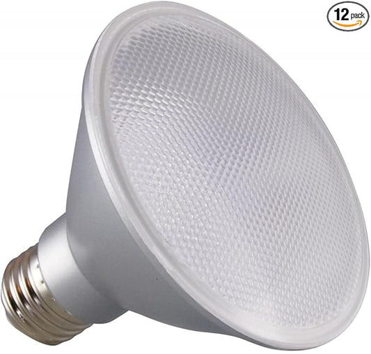 Satco S29418 12.5 Watt; PAR30SN LED; 4000K; 12-Pack California Compliant