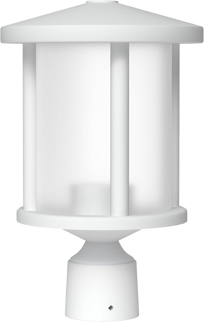 KASTLITE Outdoor Post Light Fixture, Fits 3" Lamp Post Outdoor Lighting - Anti-Rust Waterproof Lantern Pole Light, E26 Base - Yard Pathway Driveway Patio Deck Fence & Street Lighting