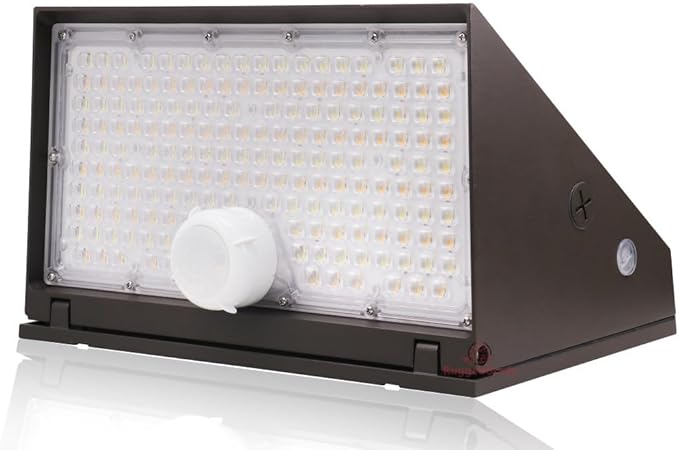 RuggedGrade 120W - Tucana III TunableTech Series - LED Wall Pack Light with Photocell & Motion Sensor - 17,200 Lumens - Color Selectable 3000K/4000K/5000K - Outdoor LED Light - DLC 5.1 Premium
