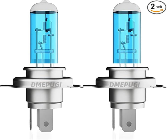 Compatible With Honda Civic 1992-2003 halogen Headlights,9003 High Low Beam,Plug N Play,6000K White,Pack of 2