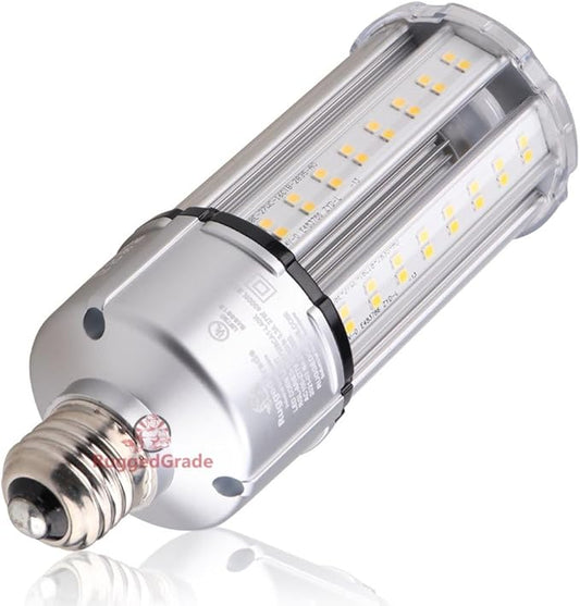 RuggedGrade Aries III Series 27W LED Corn Bulb | 3,646 Lumens | 5000K Bright White | E26 Base | Dimmable | Energy Efficient LED Light | DLC 5.1 Premium