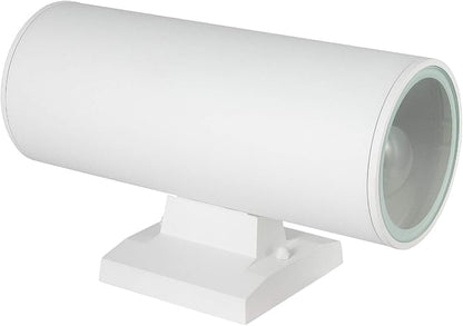 Outdoor Wall Light, Exterior Lighting - ETL Listed, 2 Light Bulbs Included, Aluminum Waterproof Wall Mount Cylinder Design - Up Down Light Fixture for Porch, Backyard and Patio
