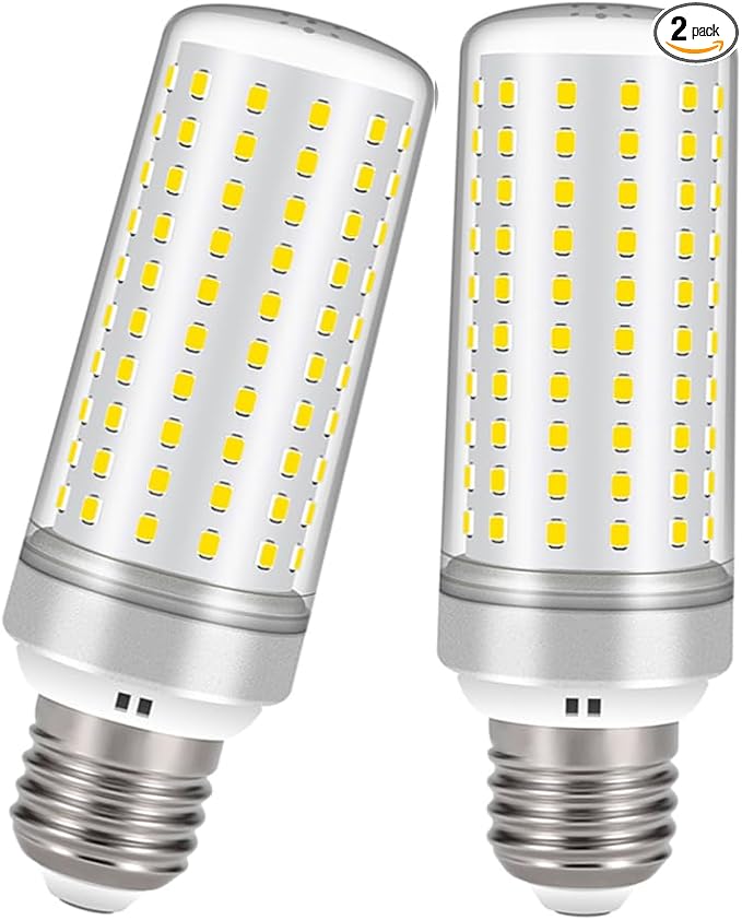 E26 LED Bulbs, 30W LED Light Bulbs Equivalent 250W, 4000K Natural Light, Not Dimmable,AC 110-220V, E26 Light Bulbs (2 Pack)