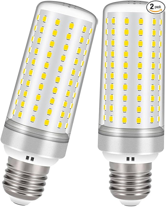 E26 LED Bulbs, 30W LED Light Bulbs Equivalent 250W, 4000K Natural Light, Not Dimmable,AC 110-220V, E26 Light Bulbs (2 Pack)