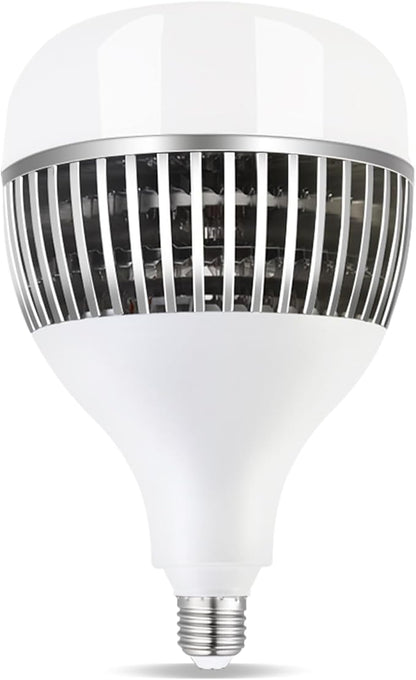 Super Bright Light Bulbs, 550-750W Equivalent Exceed 8000LM E26 LED Bulb, 6500K Daylight 80 Watt High Lumen LED Bulb for Home, Shopping mall, Hotel, Factory, Warehouse, Garage (80, Watts)