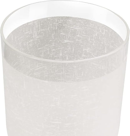 2 Pack White Frosted Glass Lamp Shade, Cylinder Light Fixture Replacement Globe or Cover with 1-5/8-Inch Fitter for Pendant Light Chandelier Wall Sconce G0099