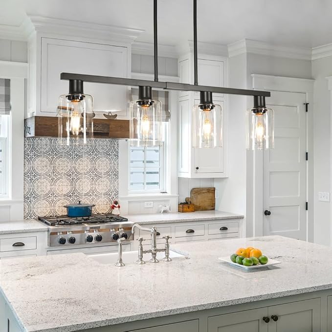 Clear Glass Shades Replacements 3-Pack Shade Cover Globes for Light Fixtures