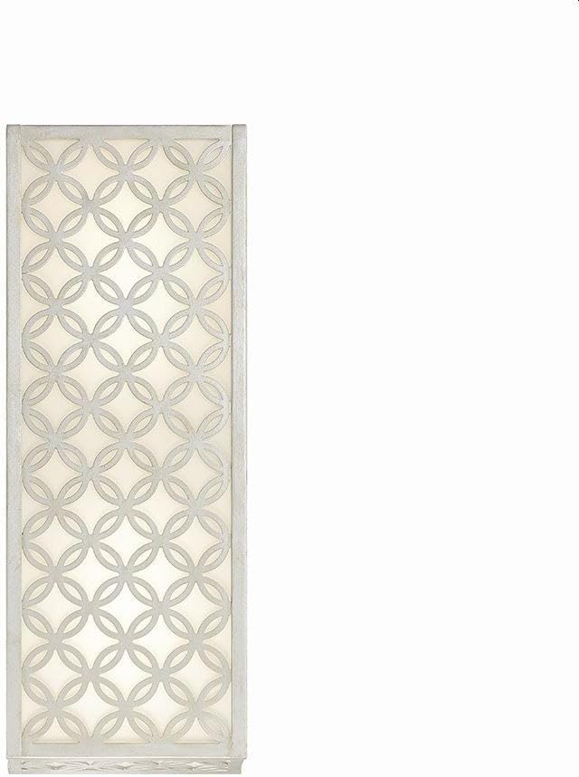 Eurofase Clover 18W 1 LED Outdoor Wall Lantern with Aged Silver Finish