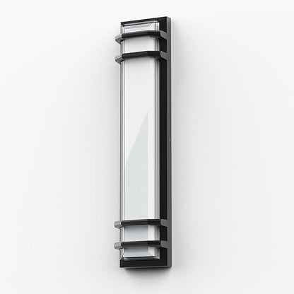 10%-100% Dimmable Outdoor Wall Lights, LED 3000k 4500K 6000k Exterior Light Fixture, IP65 Waterproof, Matt Black Wall Lighting for House Porch Patio(1Pack)
