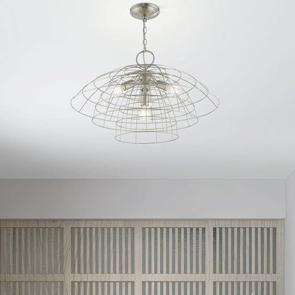 Livex Lighting 4 Lt Antique Brass Chandelier