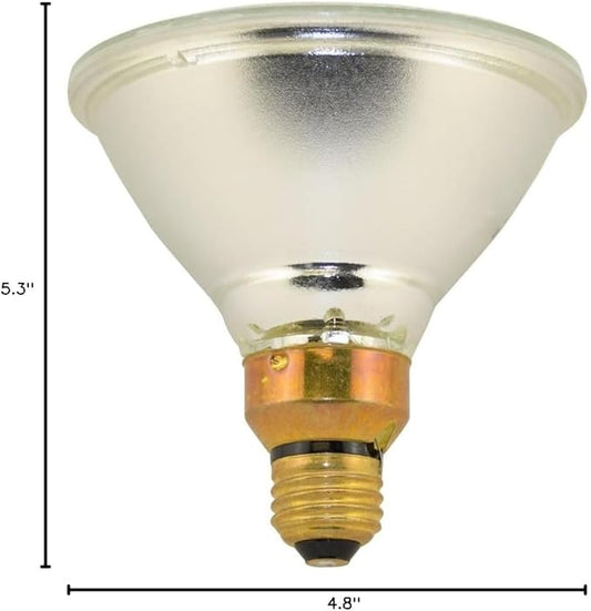 Technical Precision 90W PAR38 Light Bulb Replacement for Damar 90par38qfl/ss 130V Halogen Flood Light Bulb - E26 Medium Screw Base - Tuffskin Coated - 1 Pack