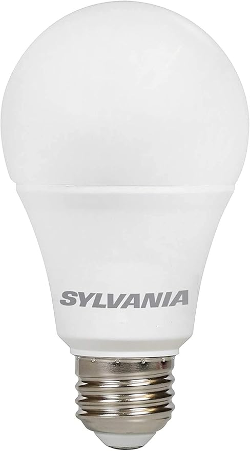 LEDVANCE Sylvania ECO LED Light Bulb, A19 60W Equivalent, Efficient 9W, 7 Year, 750 Lumens, 2700K, Non-Dimmable, Frosted, Soft White - 8 Pack (40821)
