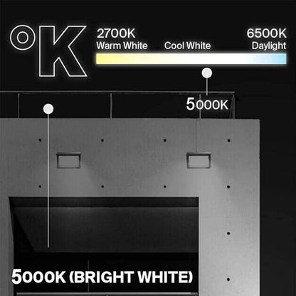 ledmo 120W LED Wall Pack Light - Size Update 6 Pack Dusk to Dawn Outdoor Lighting with Photocell Commercial Industrial Lights for Bay,Shop,Garage,Barn,Warehouse,Building,Yard 5000K