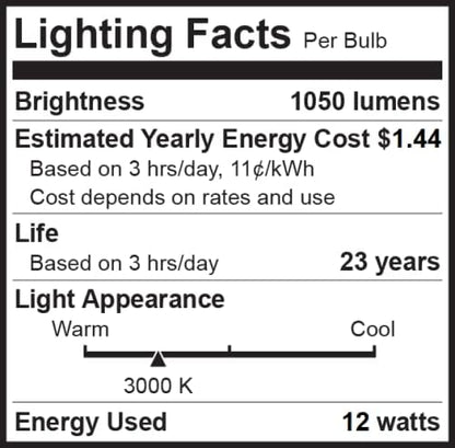 Bioluz LED 8 Pack PAR38 LED Light Bulb 90 CRI 12W = 100-120 Watt Replacement, Soft White 3000K, Dimmable Light Bulbs Flood Lights Outdoor/Indoor UL Listed Light Bulbs Title 20 High Efficacy LED Bulbs