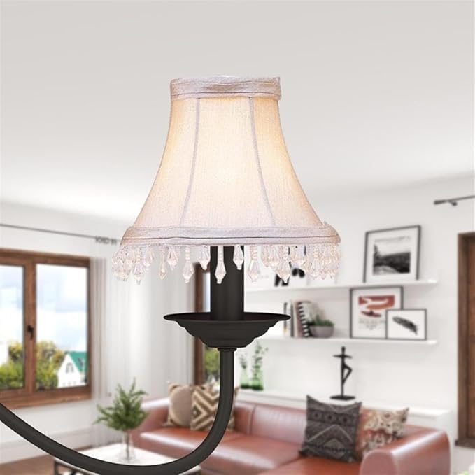 Beaumont Lane Contemporary Steel Three Light Pewter Lamp Shade