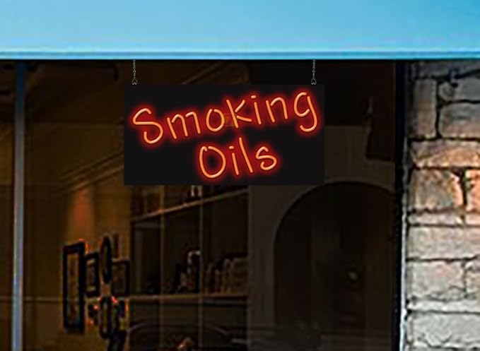 Smoking Oils Neon Sign