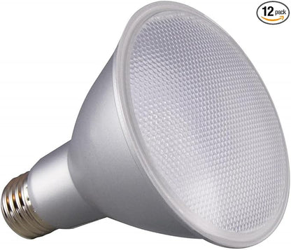 Satco S29438 12.5 Watt; PAR30LN LED; 4000K; 12-Pack California Compliant