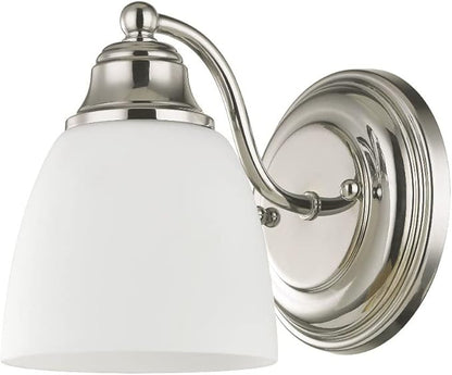 Livex Lighting 13671-01 Somerville 1 Light Wall Sconce, Antique Brass