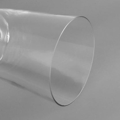 2 Pack Clear Glass Shade, Modern Light Fixture Replacement Globe or Cover with 1-5/8-Inch Fitter for Chandelier Wall Sconce Pendant Light, G0026