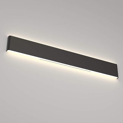 Ralbay LED Modern Bathroom Vanity Light 43.3"/35W Up and Down Matte Black LED Vanity Light for Bathroom Wall Light Fixtures