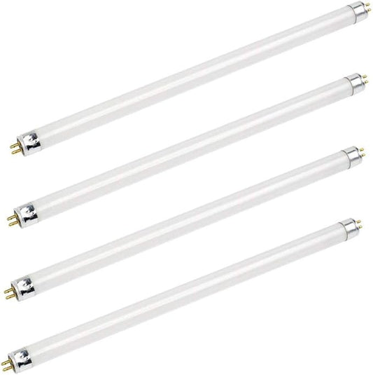 Bluex Bulbs - 4 Pack F14T5/841 14W 22 Inch T5 Fluorescent Tube Light Bulb 4100K Cool White Mini Bi-Pin (G5) Base Straight Tube Light Bulb