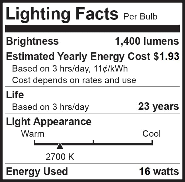 Bioluz 10 Pack Brightest BR40 LED Light Bulb - Instant ON Warm Light Bulbs 16W (120W Replacement) 2700K 1400 Lumen Indoor & Outdoor Lighting LED Bulbs Smooth Dimmable Lamp UL Listed Lightbulb